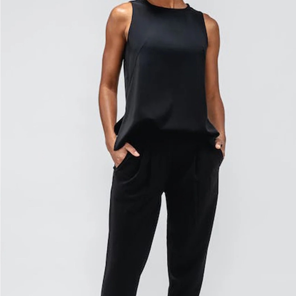 Ministry of Supply Black swift drape pant